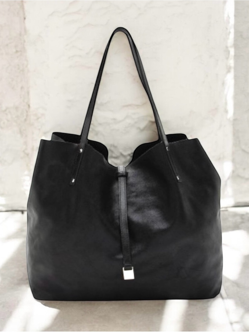 Tiffany & Co Reversible Tote Black Leather